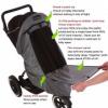 EX DISPLAY SnoozeShade Plus Deluxe for Prams and Pushchairs - SnoozeShade Plus Deluxe for Prams and Pushchairs